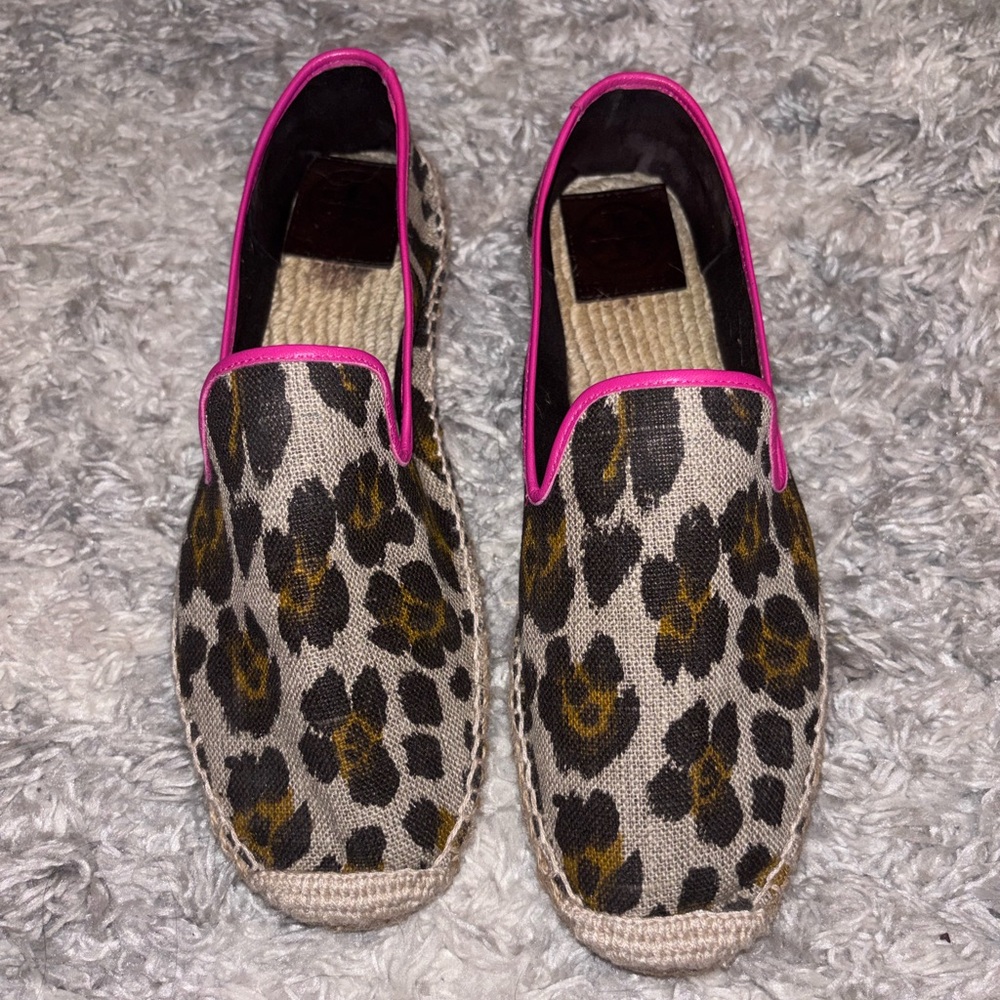Tory Burch Leopard Brenton Espadrille